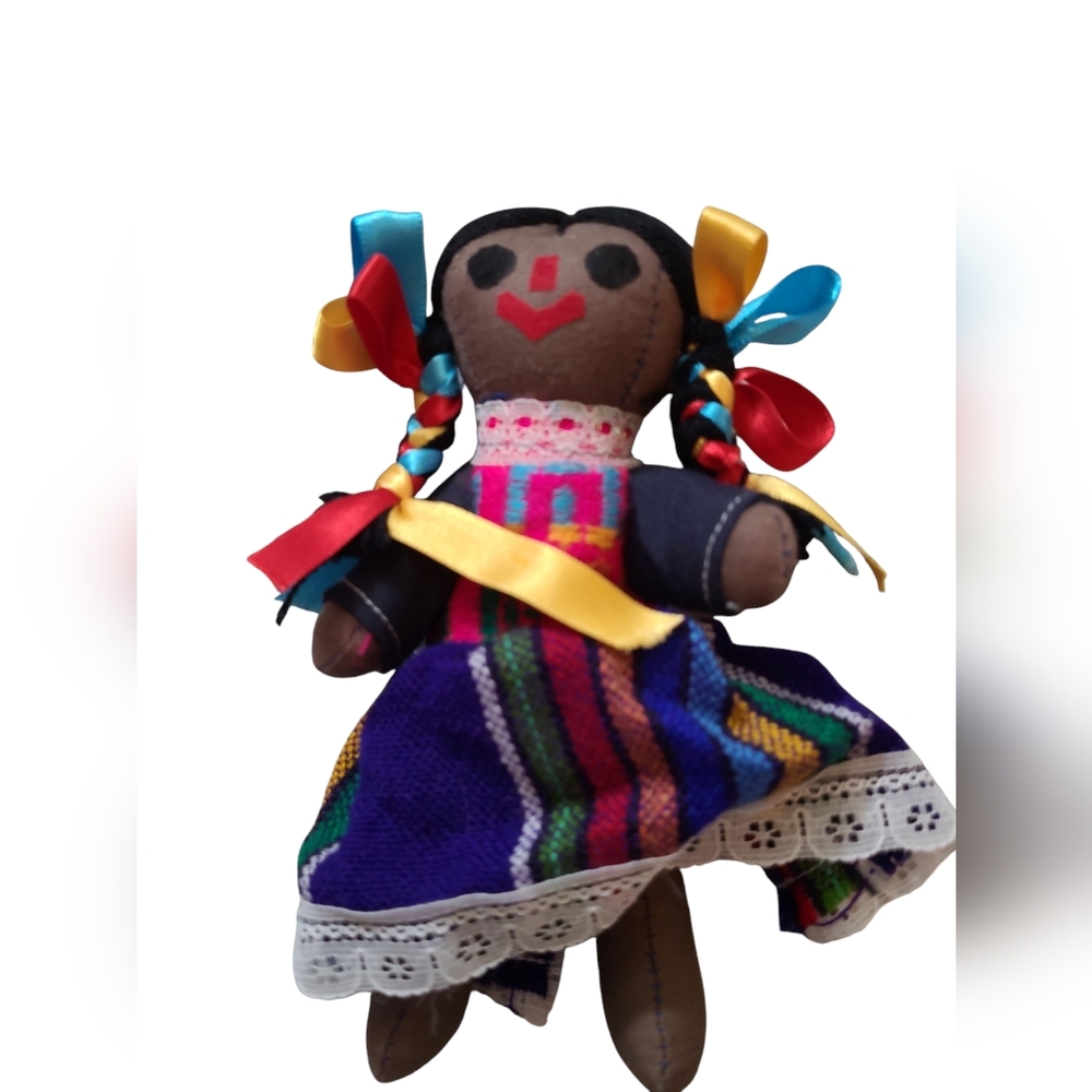 Mexican Cloth rag doll- melanin rich